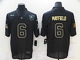 Nike Browns 6 Baker Mayfield Black 2020 Salute To Service Limited Jersey,baseball caps,new era cap wholesale,wholesale hats